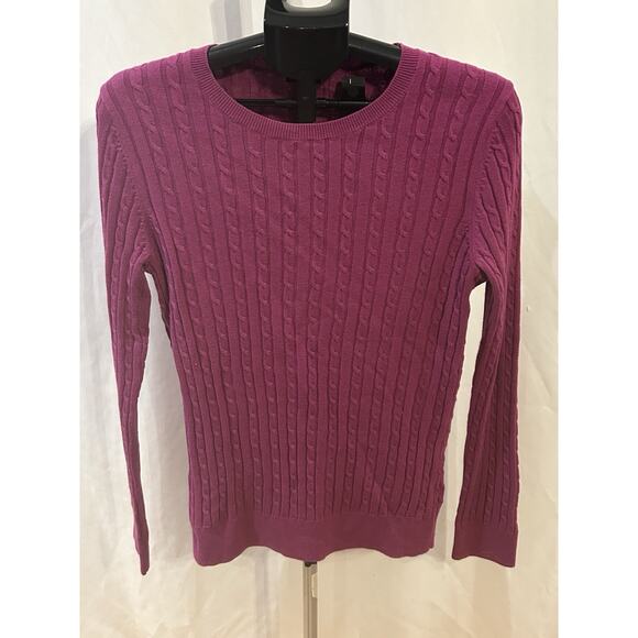 Talbots Pink Knit Sweater Women's size L - Picture 1 of 3